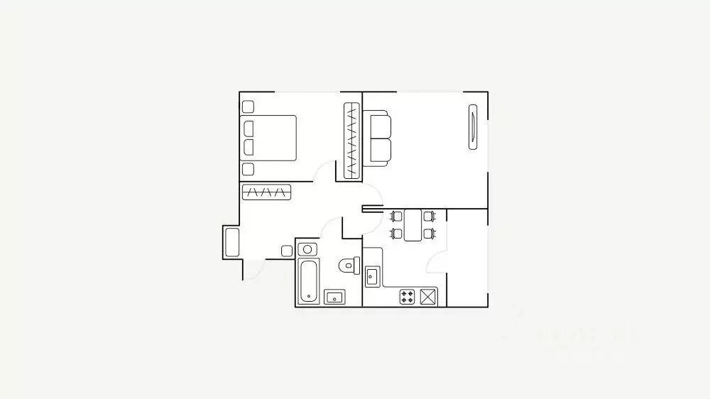 2-к кв. Москва ул. Берзарина, 30 (59.0 м) - Фото 2