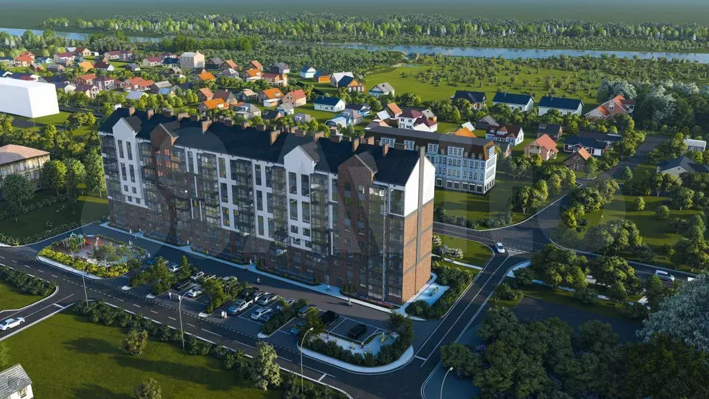 2-к. квартира, 65,9 м, 4/8 эт. - Фото 0