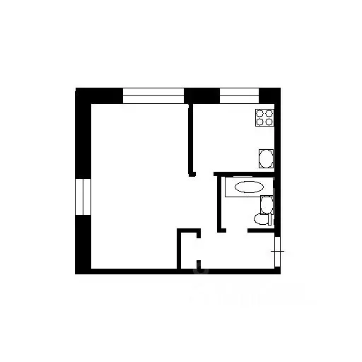 1-к кв. Ульяновская область, Димитровград ул. Куйбышева, 303 (31.8 м) - Фото 2