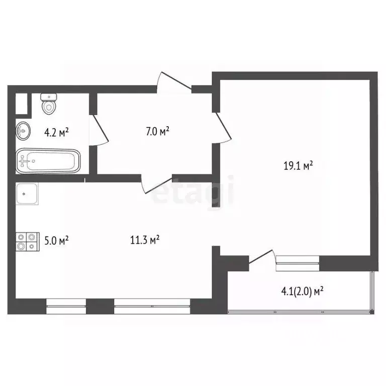 2-к кв. Московская область, Ленинский городской округ, пос. Битца ... - Фото 2