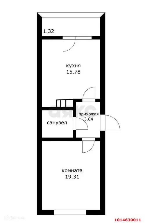 Продаётся 1-к квартира, 46 м - Фото 1