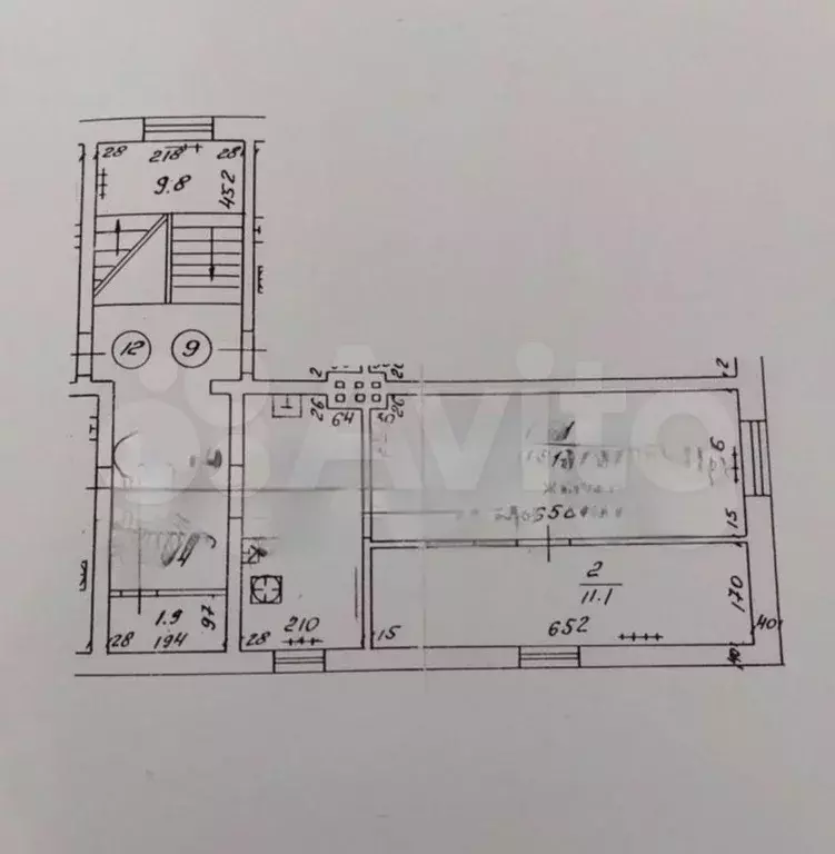 2-к. квартира, 38 м, 3/3 эт. - Фото 0