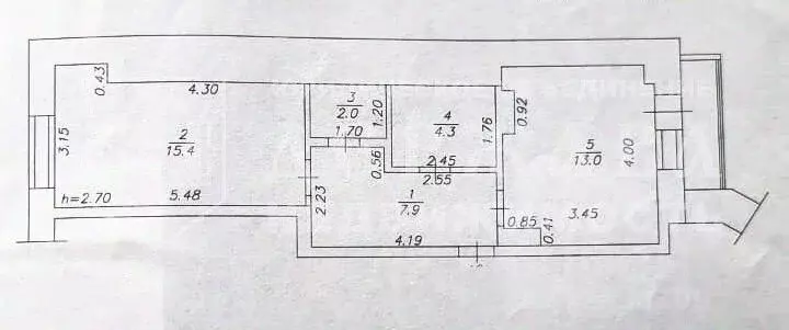 1-к кв. Кемеровская область, Кемерово ул. Дружбы, 9/2 (45.1 м) - Фото 2