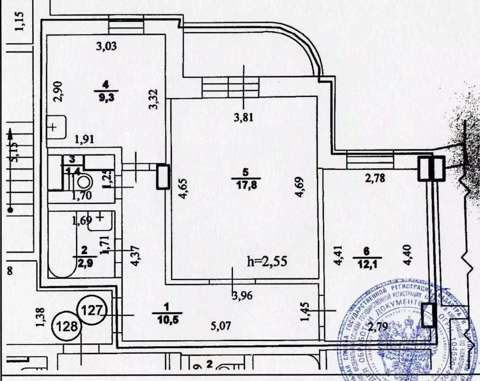 2-к кв. Нижегородская область, Нижний Новгород ул. Родионова, 167к1 ... - Фото 2
