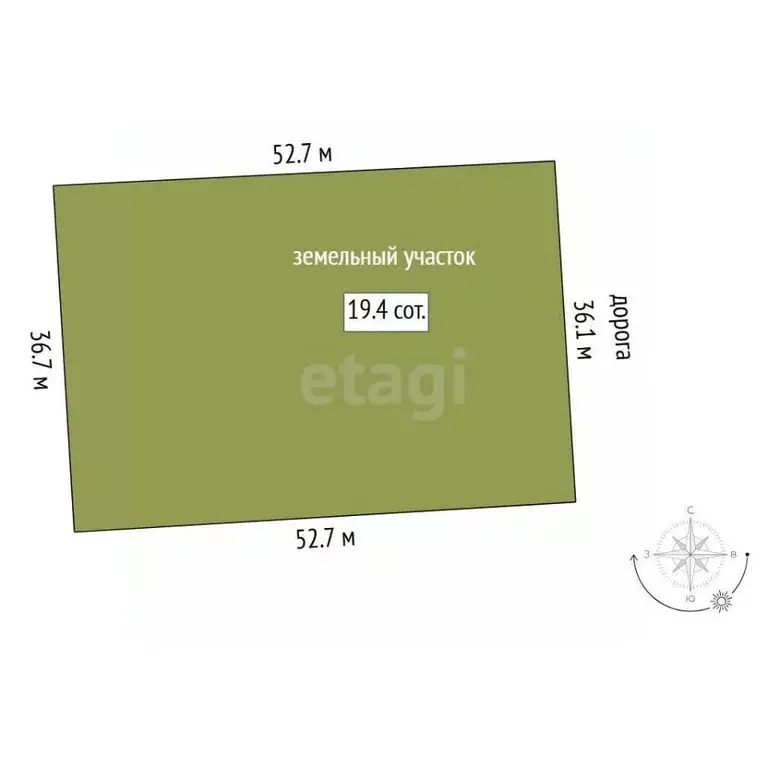 Участок в Тюменская область, Тюменский муниципальный округ, д. Ушакова ... - Фото 1