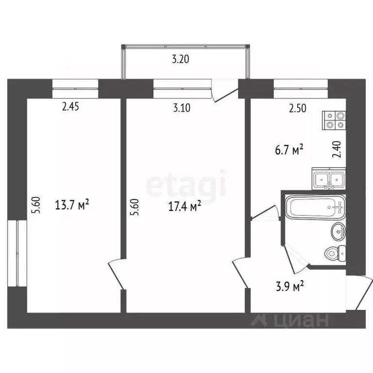 2-к кв. Крым, Алушта муниципальный округ, Партенит пгт ул. Солнечная ... - Фото 1