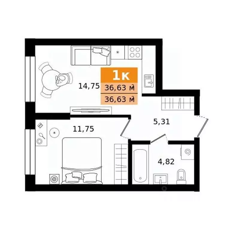 1-к кв. Свердловская область, Екатеринбург Южная Ботаника жилрайон,  ... - Фото 0