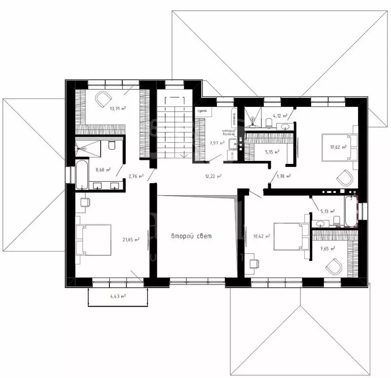 Дом в деревня Новинки, КП Павлово-2 (348 м) - Фото 2