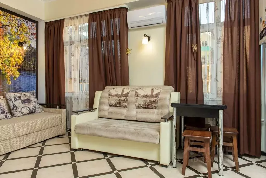 Студия Краснодарский край, Сочи ул. Демократическая, 66 (28.0 м) - Фото 1