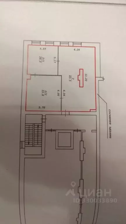 Офис в Новосибирская область, Новосибирск Кубановская ул., 3 (126 м) - Фото 2