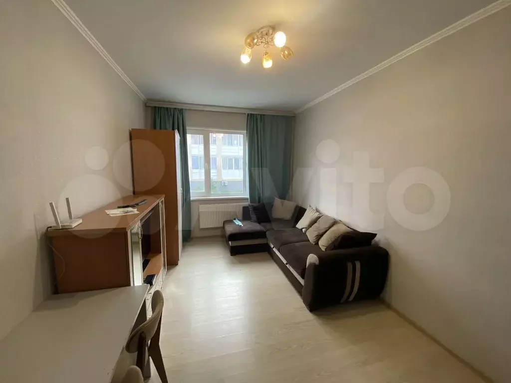 1-к. квартира, 38 м, 1/4 эт. - Фото 1