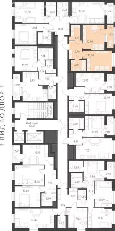 1-комнатная квартира: Екатеринбург, улица Академика Парина, 25 (41.11 ... - Фото 1