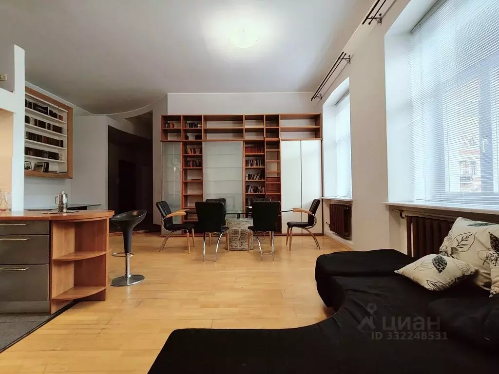 2-к кв. Москва ул. Остоженка, 7С1 (80.0 м) - Фото 1