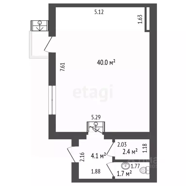 Помещение свободного назначения в Ростовская область, Ростов-на-Дону ... - Фото 2