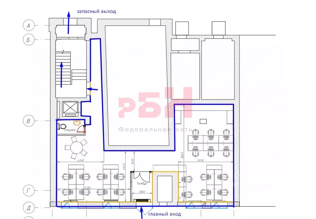 Офис в Свердловская область, Екатеринбург ул. Толмачева, 9 (112 м) - Фото 2