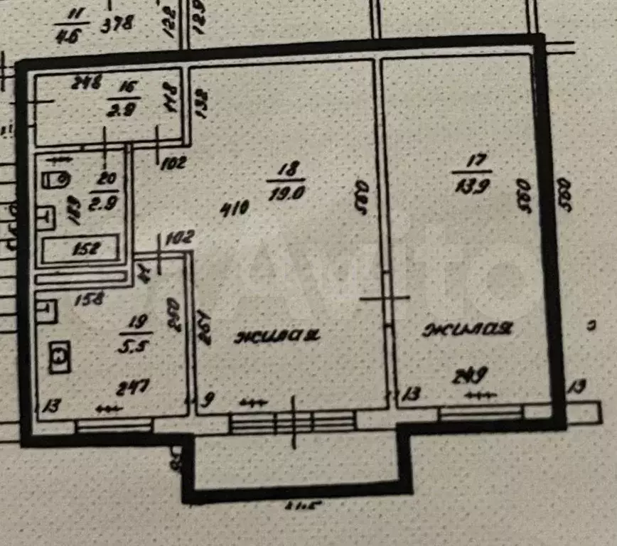 2-к. квартира, 43 м, 3/5 эт. - Фото 0