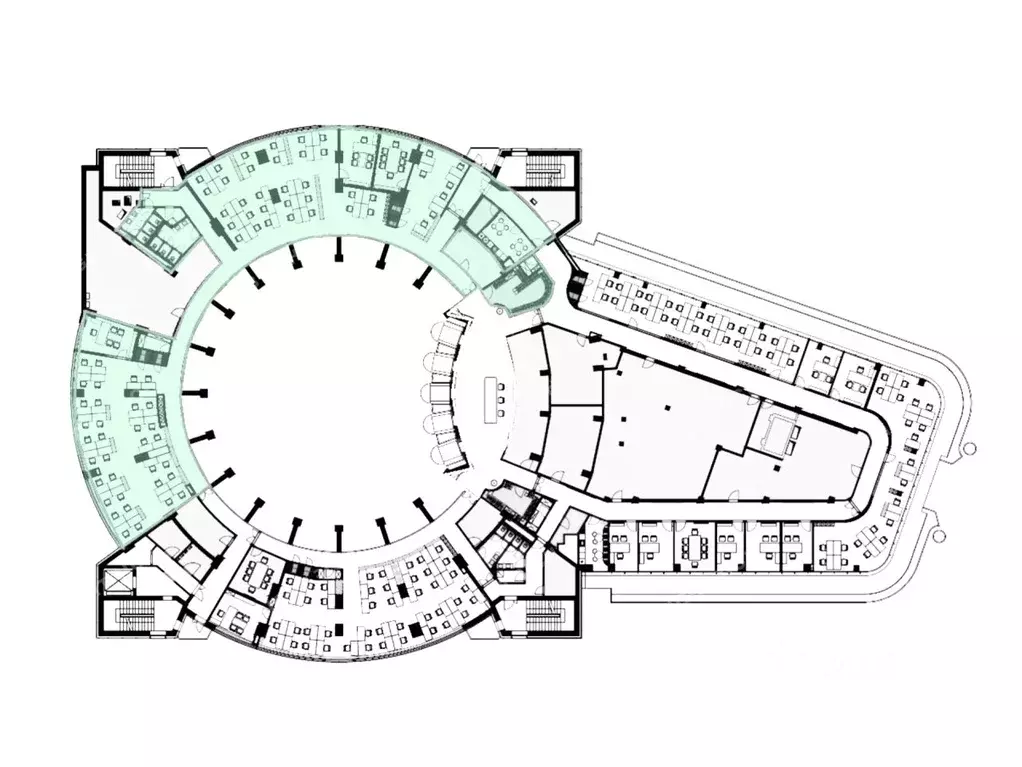 Офис в Москва Тестовская ул., 10 (904 м) - Фото 2