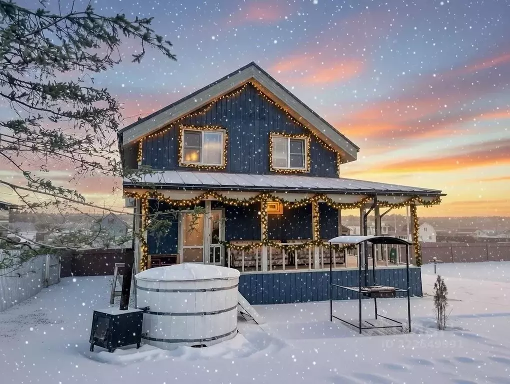 Дом в Ленинградская область, Ломоносовский район, Лопухинское с/пос, ... - Фото 1