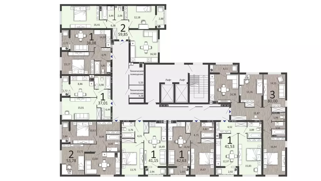 3-к кв. Рязанская область, Рязань ул. Островского, 122к1 (80.0 м) - Фото 1