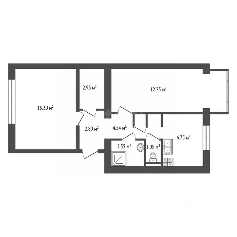 2-к кв. Санкт-Петербург, Санкт-Петербург, Кронштадт Якорная пл., кА ... - Фото 2