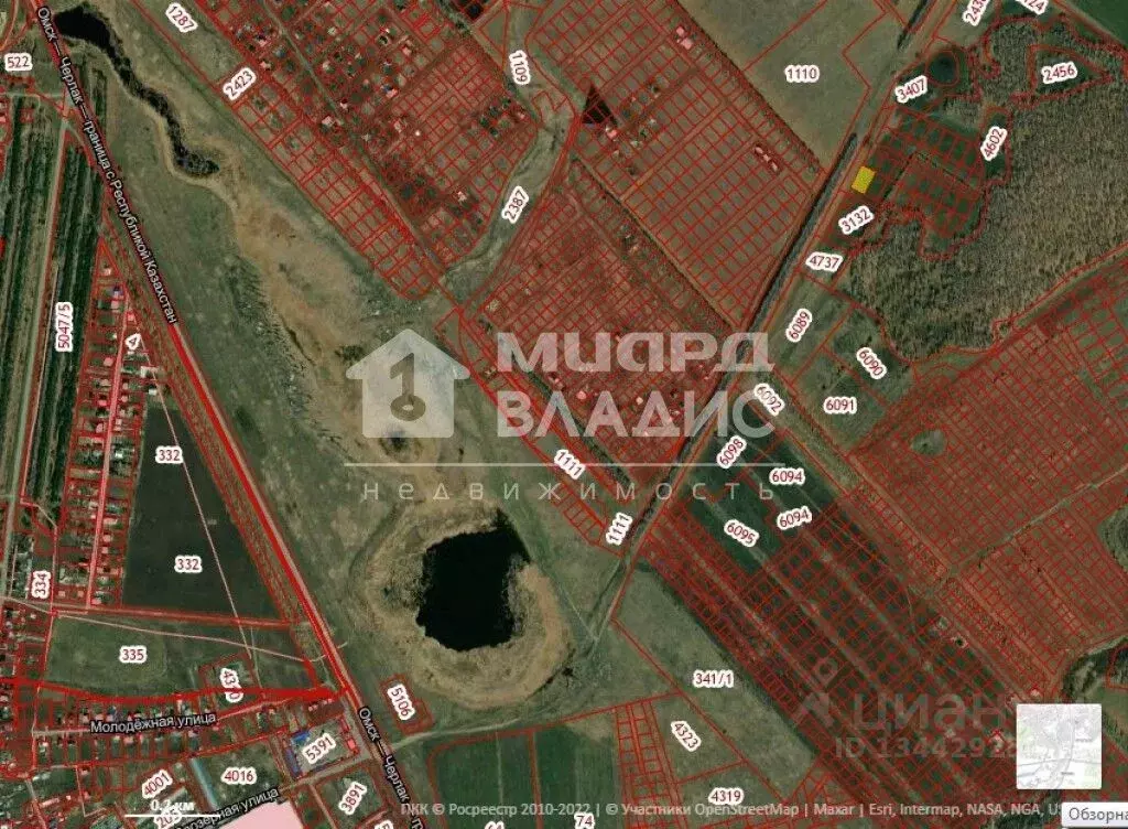 Участок в Омская область, Омский район, с. Усть-Заостровка ул. 4-я ... - Фото 1