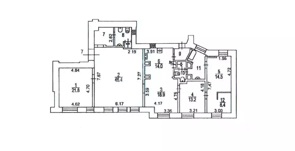 4-к кв. Москва ул. Малая Молчановка, 8 (161.6 м) - Фото 1