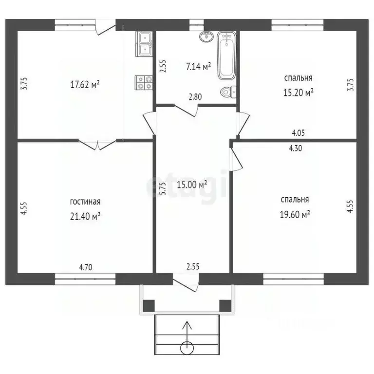 Дом в Ростовская область, Неклиновский район, Новобессергеневское ... - Фото 2