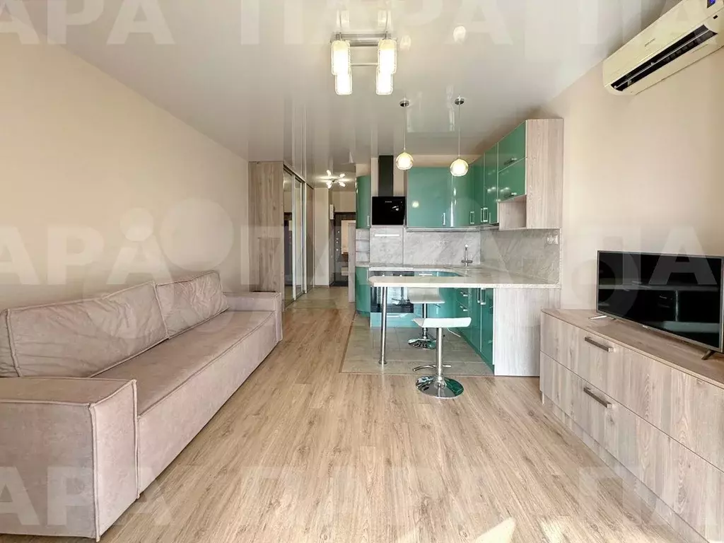 Квартира-студия, 33 м, 12/25 эт. - Фото 1