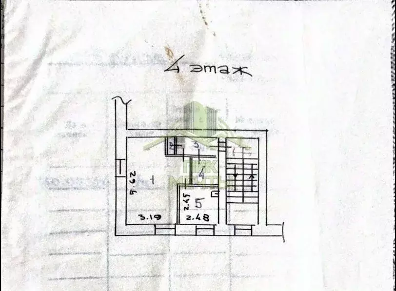 1-к кв. Бурятия, Улан-Удэ ул. Фрунзе, 14 (31.3 м) - Фото 2