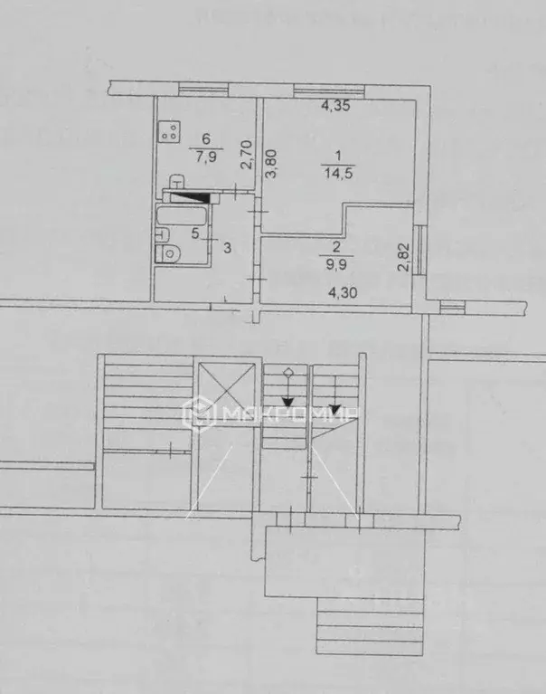 2-к кв. Челябинская область, Челябинск ул. Первой Пятилетки, 7 (40.1 ... - Фото 1