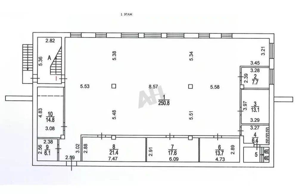 Помещение свободного назначения в Москва ул. Касаткина, 1 (330 м) - Фото 2