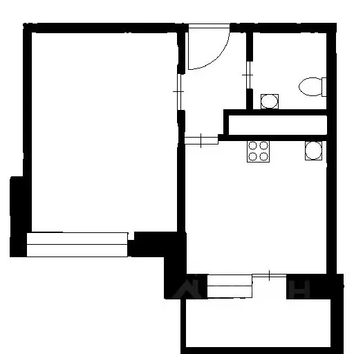 1-к кв. Санкт-Петербург 5-й Предпортовый проезд, 2 (39.0 м) - Фото 2