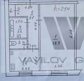 1-к кв. Московская область, Талдомский городской округ, Вербилки пгт ... - Фото 2