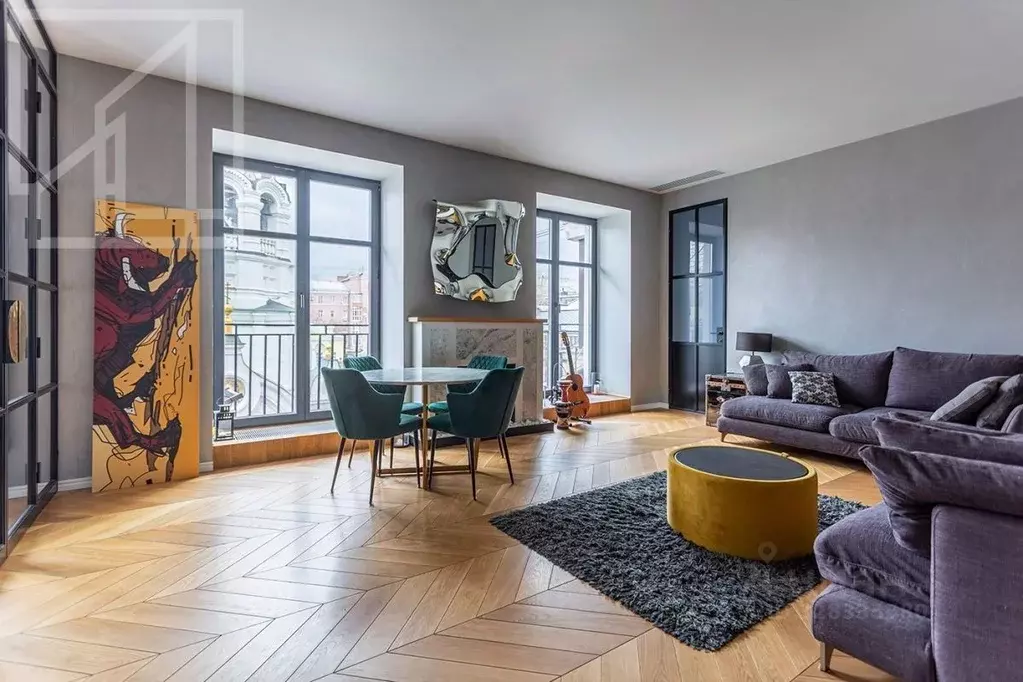 3-к кв. Москва Спасопесковский пер., 3/1С1 (93.0 м) - Фото 1