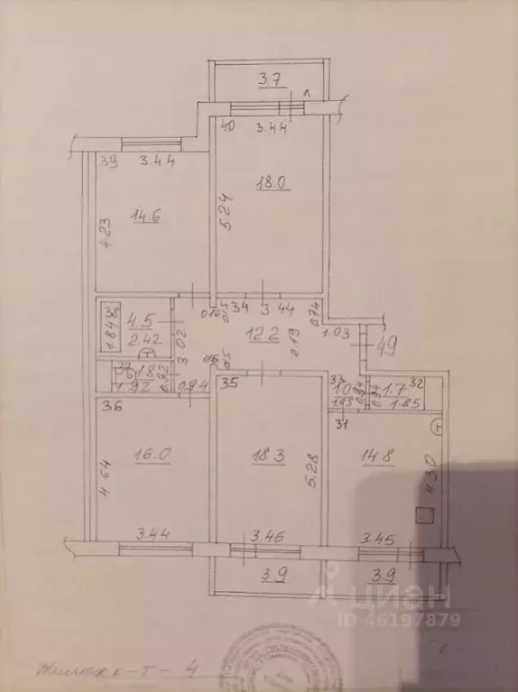4-к кв. Самарская область, Самара Ново-Вокзальная ул., 167 (100.0 м) - Фото 2