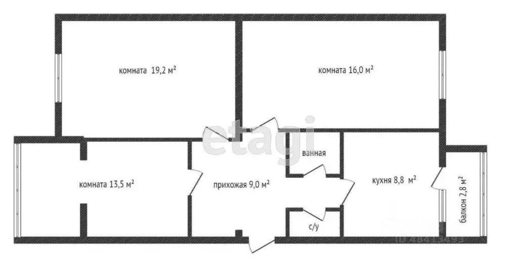 3-к кв. Краснодарский край, Геленджик городской округ, с. Дивноморское ... - Фото 2