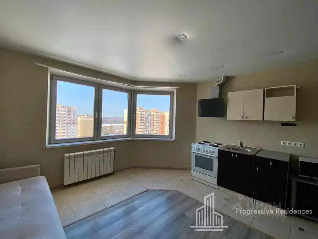 Студия Московская область, Домодедово Южный мкр, ул. Курыжова, 14 ... - Фото 1