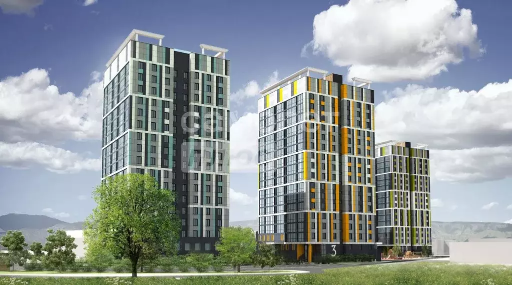 3-к кв. Саха (Якутия), Якутск ул. Три Сосны, 1 (69.1 м) - Фото 0