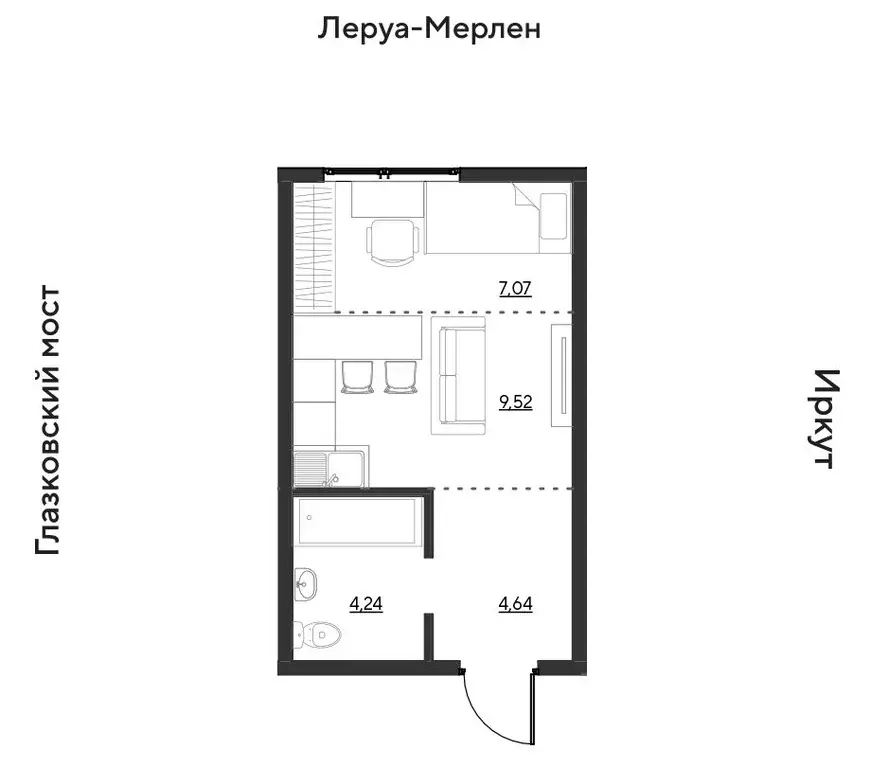 1-к кв. Иркутская область, Иркутск Затон кв-л, ул. Набережная Иркута ... - Фото 0