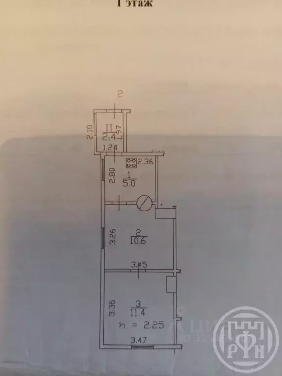 2-к кв. Санкт-Петербург пос. Комарово, ул. Пушкина, 13 (32.0 м) - Фото 2