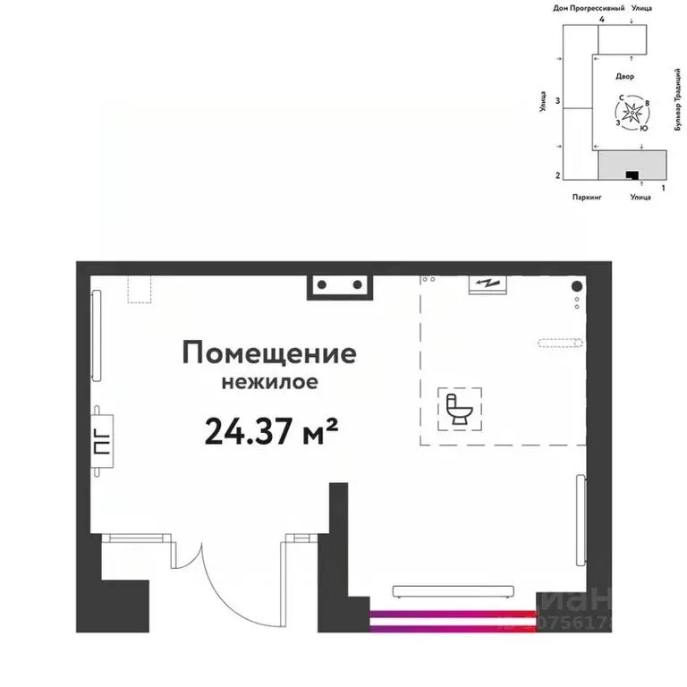 Торговая площадь в Тюменская область, Тюмень ул. Андрея Кореневского, ... - Фото 1