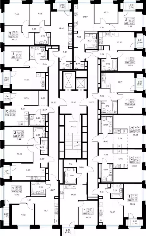 2-к кв. Мурманская область, Мурманск Долина Уюта тер.,  (50.1 м) - Фото 2