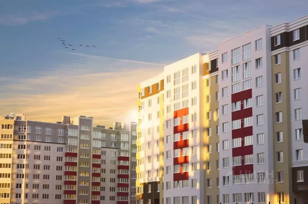 2-к кв. Калининградская область, Калининград ул. Кипарисовая, 1 (60.0 ... - Фото 1