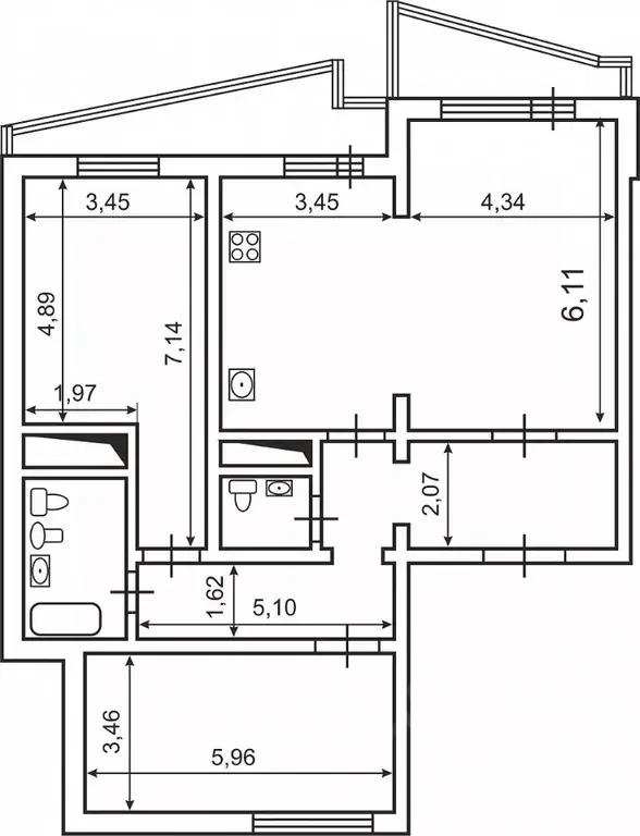 3-к кв. Москва ул. Соловьиная Роща, 2 (115.0 м) - Фото 1