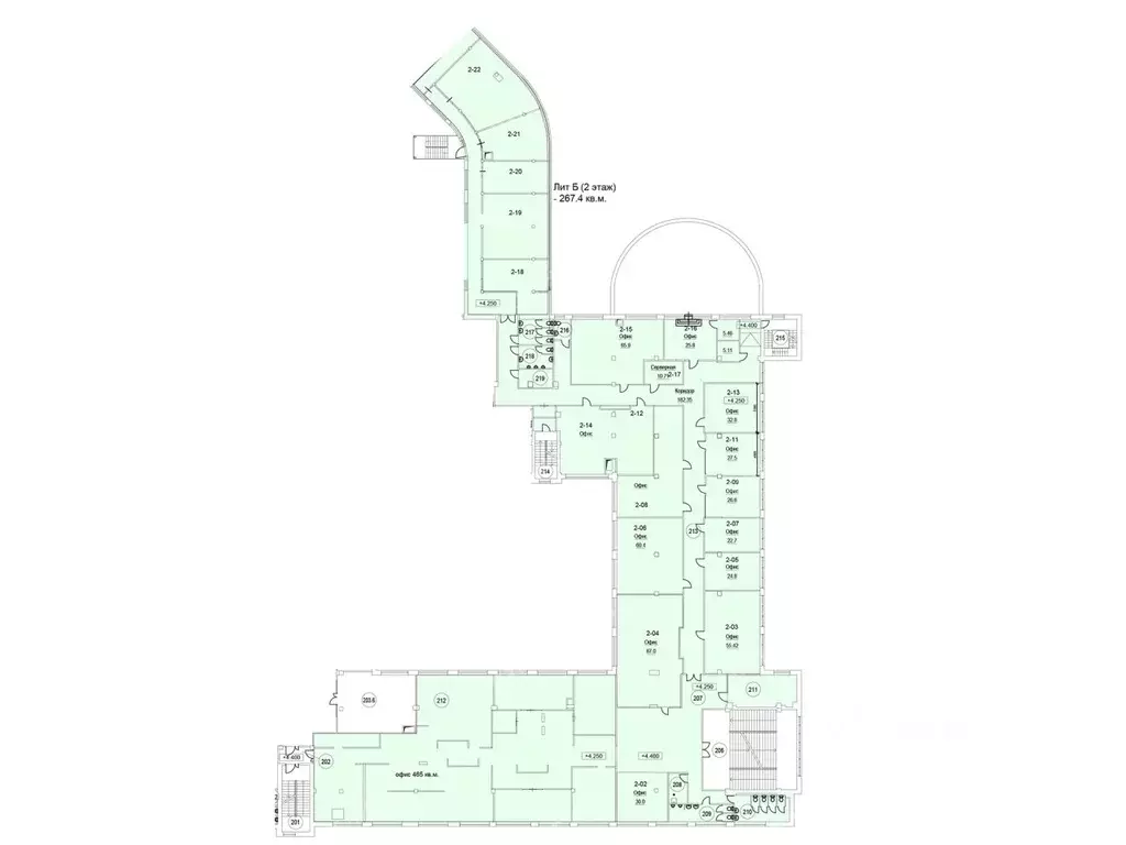 Офис в Санкт-Петербург просп. Большой Васильевского острова, 68 (1702 ... - Фото 2