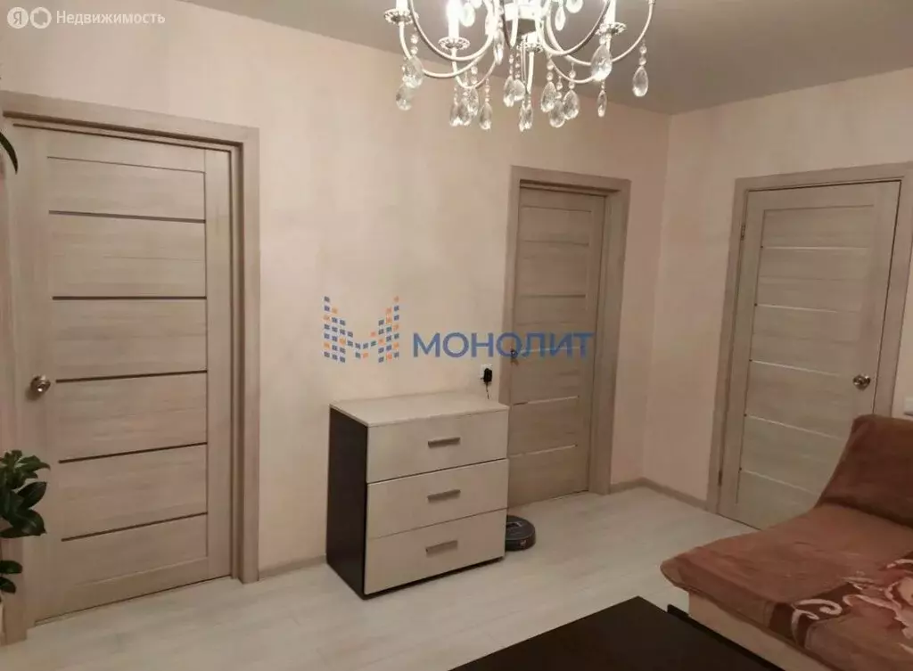 3-комнатная квартира: Нижний Новгород, Бурнаковская улица, 75к1 (55.9 ... - Фото 1