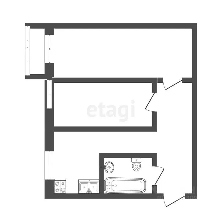 2-к кв. Мордовия, Саранск ул. Полежаева, 97 (39.7 м) - Фото 1