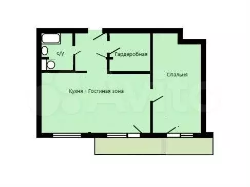 2-к. квартира, 47 м, 9/12 эт. - Фото 0