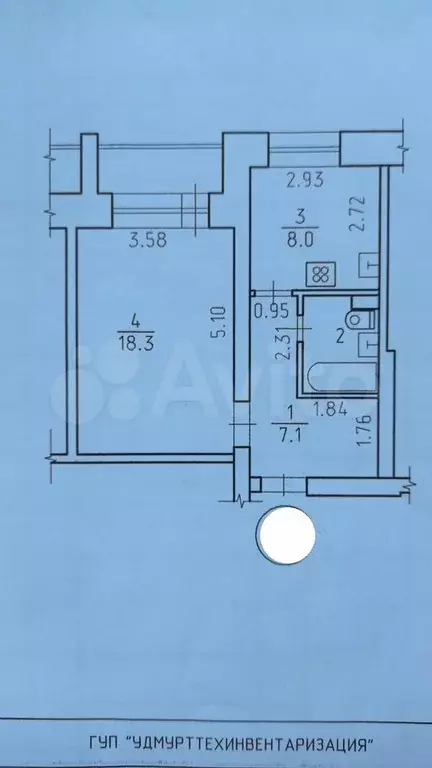 1-к. квартира, 37 м, 5/9 эт. - Фото 0