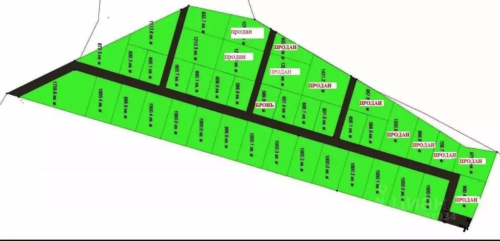 Участок в Калужская область, Совхоз Боровский с/пос, д. Сороковеть  ... - Фото 2